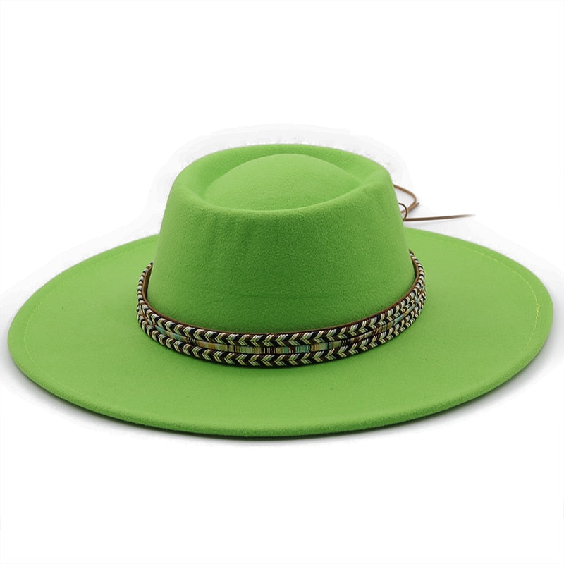 REBA Fedora Hat in Light Green