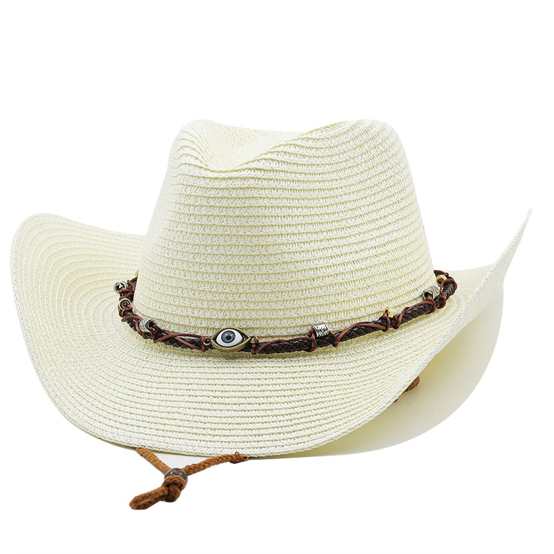 TERINA Cowboy Hat in Off-White