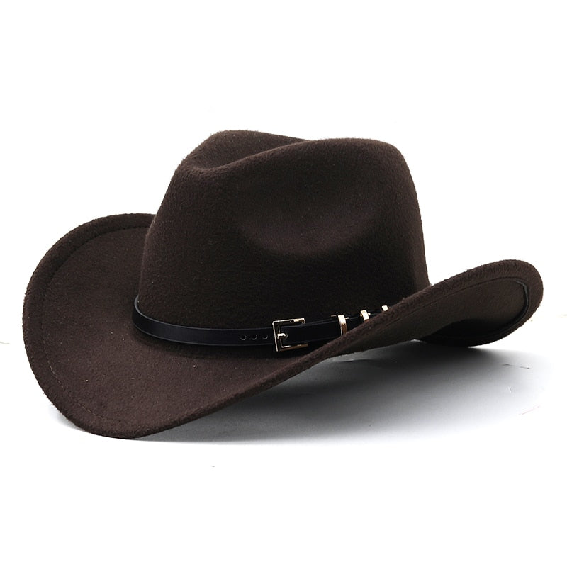 HARALD Men's Straw Cowboy Hat in Brown