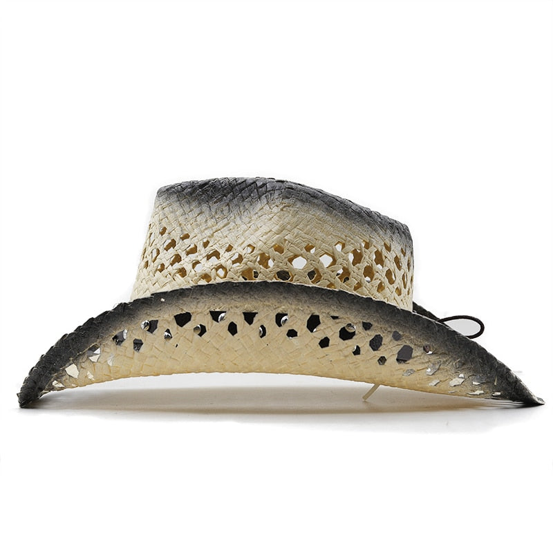 BRIAN Men's Straw Cowboy Hat