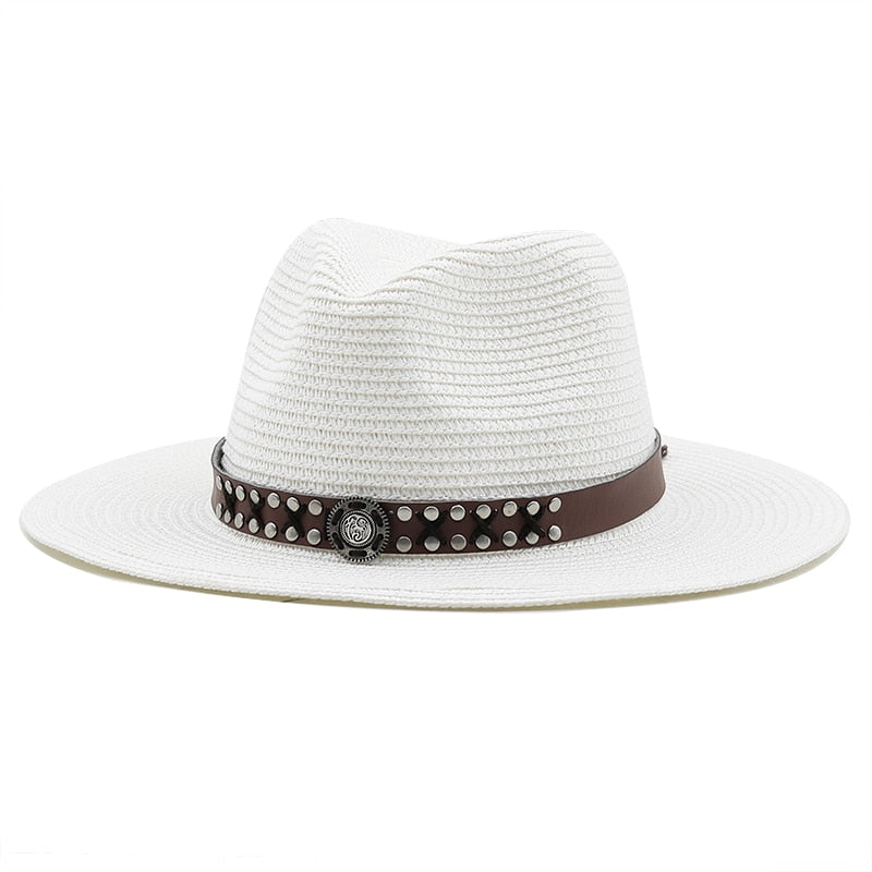 AILISHA Fedora Hat in White