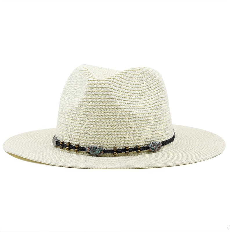AIENA Fedora Hat in Off-White
