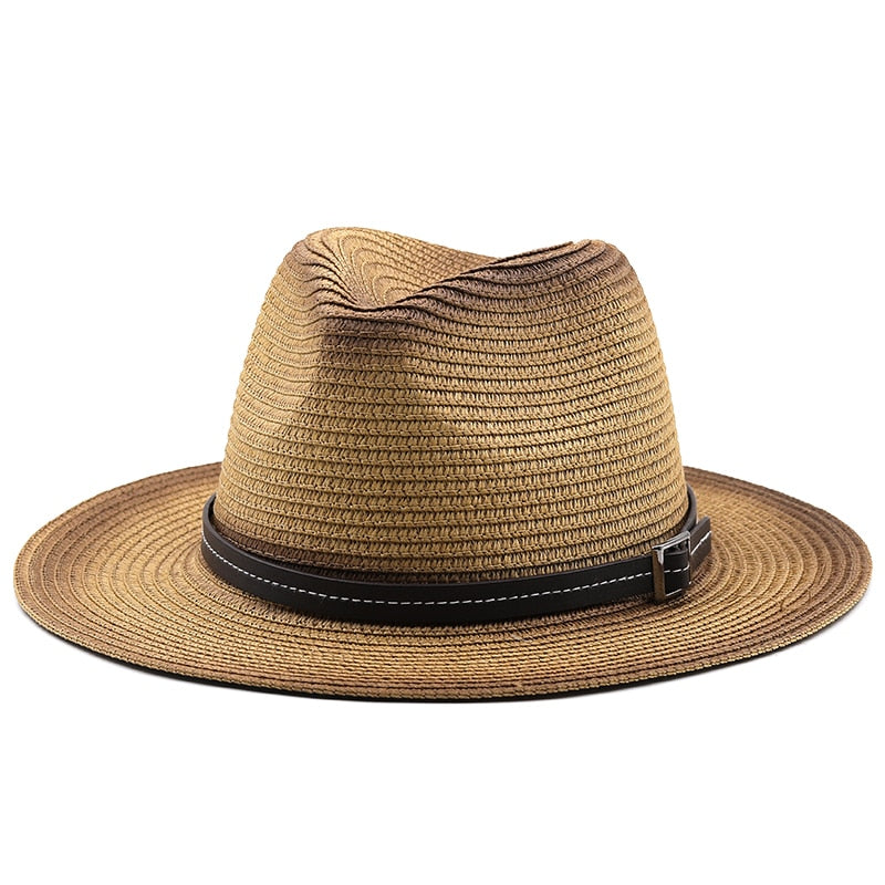 KHUFU Men's Straw Panama Hat