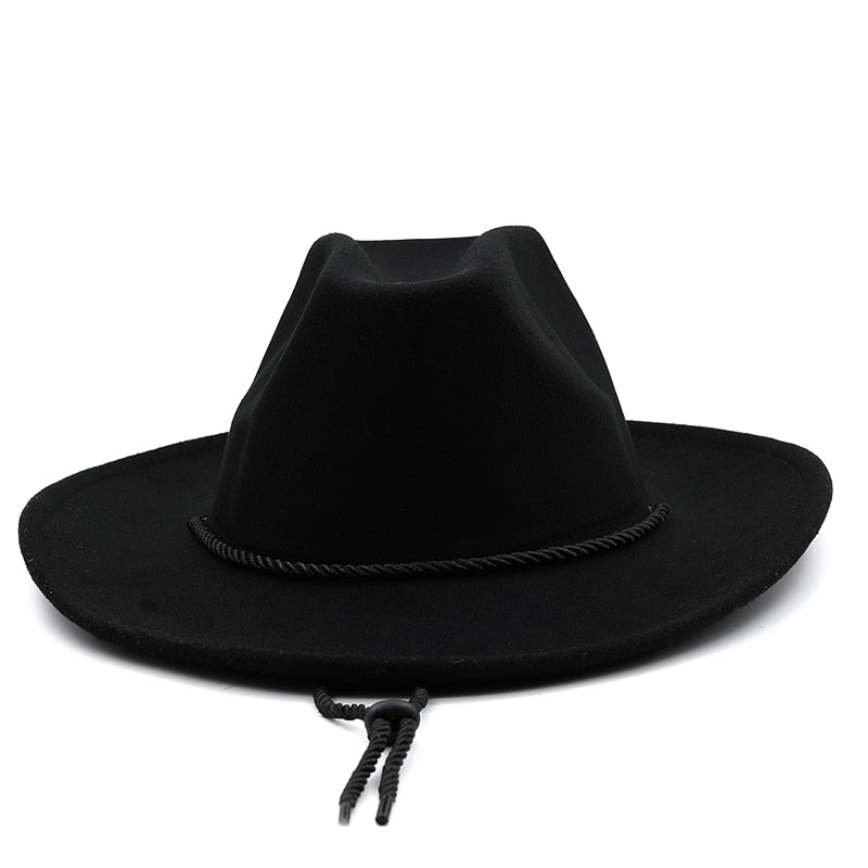 LEONIDAS Men's Felt Cowboy Hat
