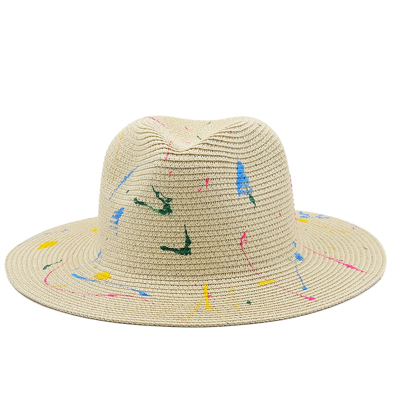 OBELIA Panama Hat in Beige