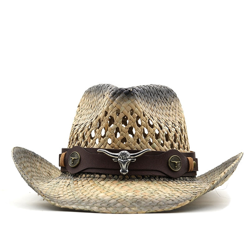 SANCHO Men's Straw Cowboy Hat