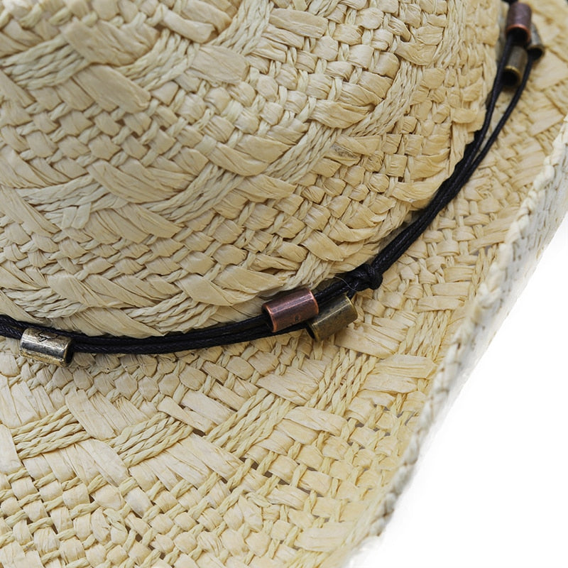 CLOVIS Men's Straw Cowboy Hat