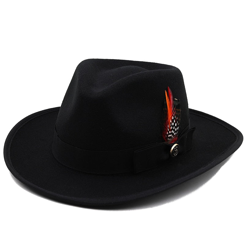 RIVA Fedora Hat in Black