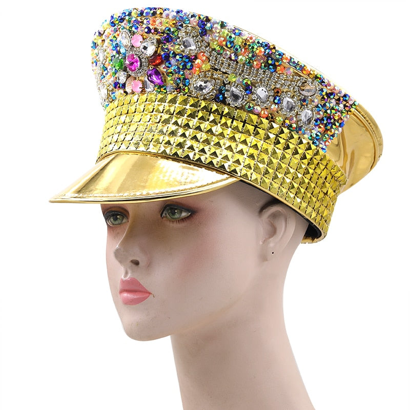 YARAH Luxury Rhinestone Party Hat