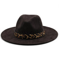 HINA Fedora Hat in Brown