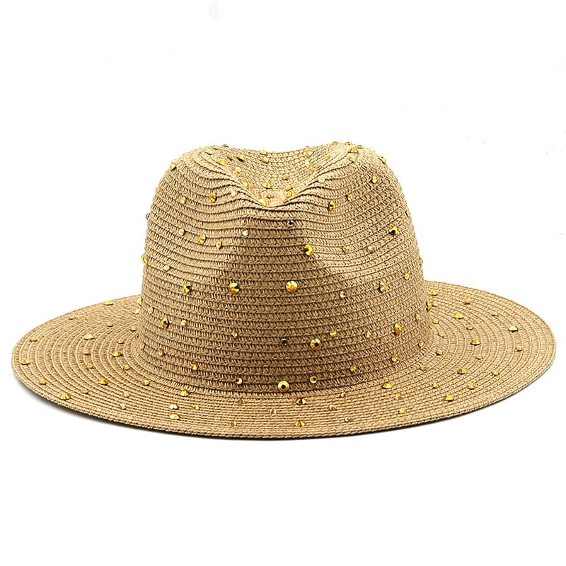 HARLOW Fedora Hat in Light Khaki