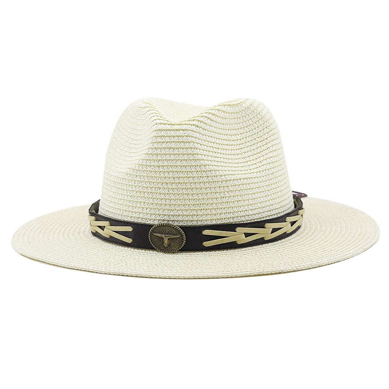SEYLINA Fedora Hat in Off-White