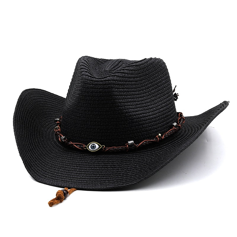 TERINA Cowboy Hat in Black