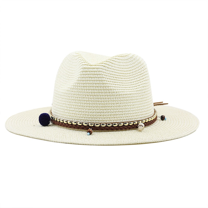SAVANNAH Panama Hat in Off-White