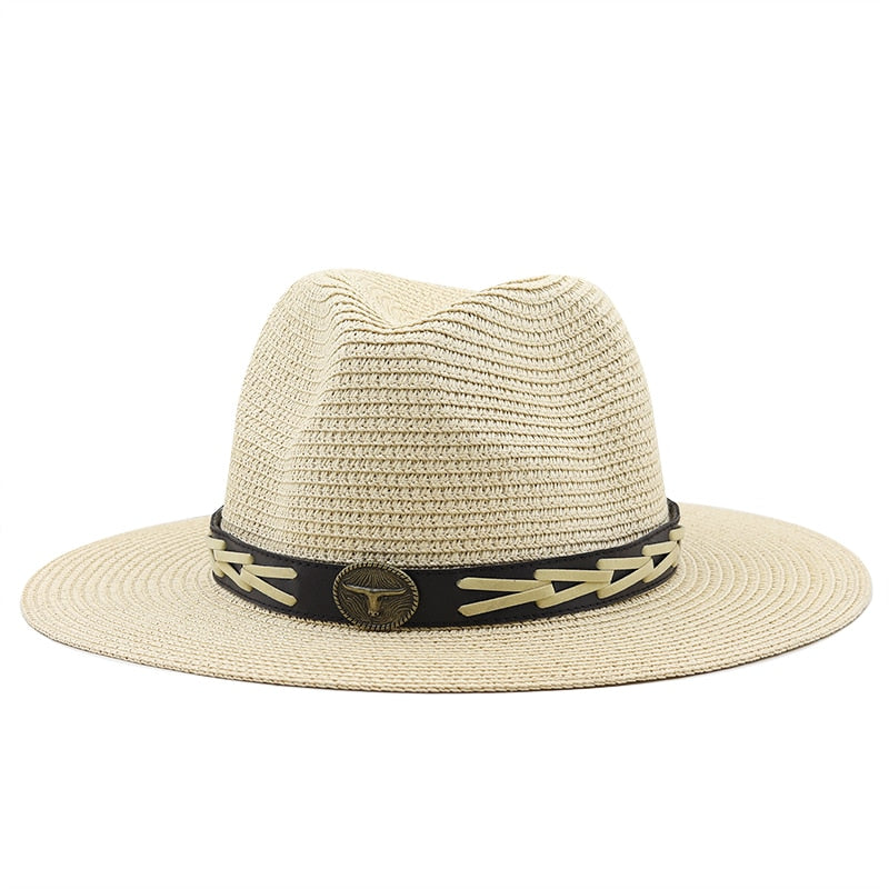 SEYLINA Fedora Hat in Beige
