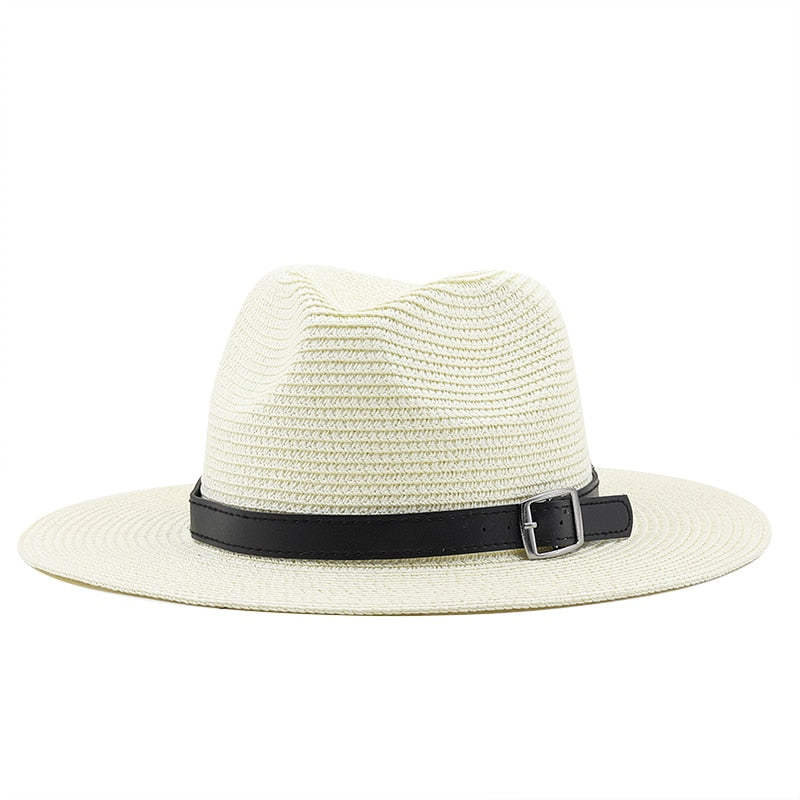RAMSES Men's Straw Fedora Hat