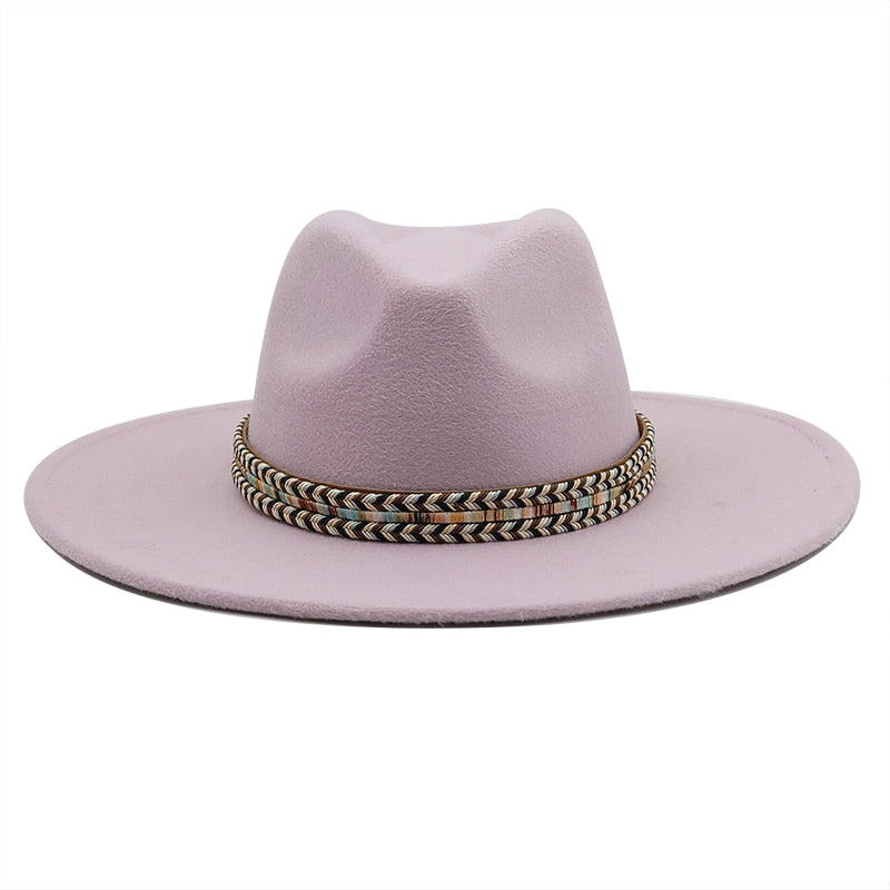 SLOANE Fedora Hat in Light Purple