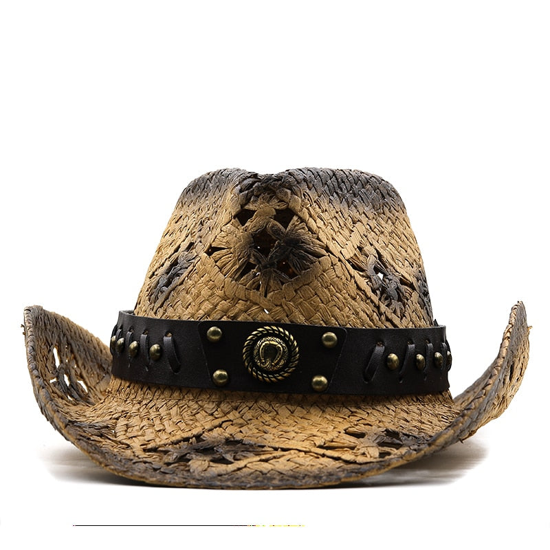 HUGO Men's Straw Cowboy Hat
