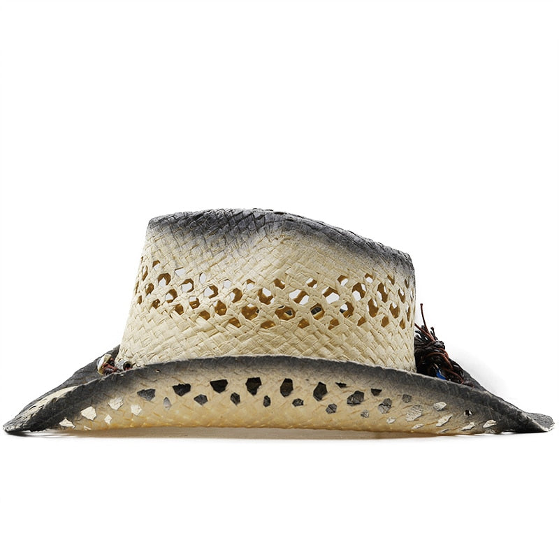 AFONSO Men's Straw Cowboy Hat