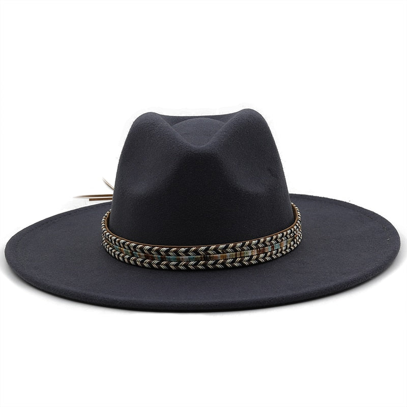 SLOANE Fedora Hat in Deep Gray