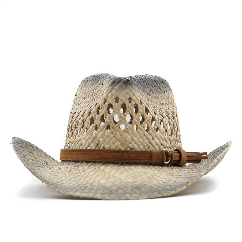 CHRISTIAN Men's Straw Cowboy Hat