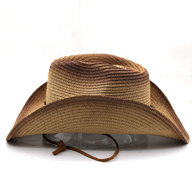 AUGUSTUS Men's Straw Cowboy Hat