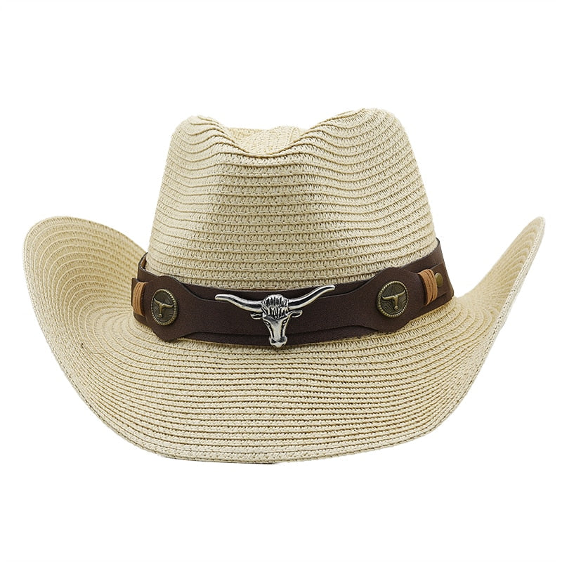 HAMMURABI Men's Straw Cowboy Hat