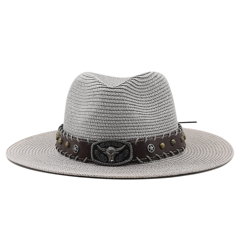 SERILENA Fedora Hat in Gray