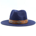 BERYL Fedora Hat in Navy Blue