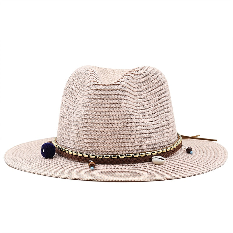 SAVANNAH Panama Hat in Pink