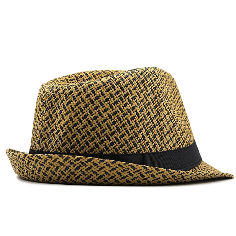 SETI Men's Straw Panama Hat