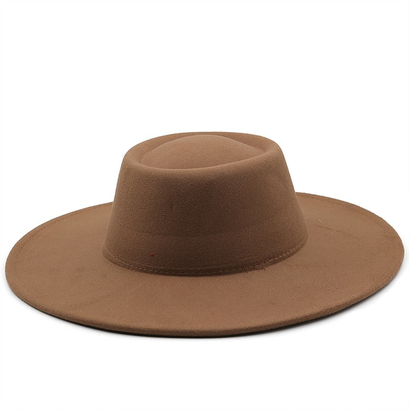 FAYE Fedora Hat in Light Brown