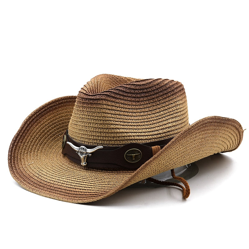 SEBASTIAN Men's Straw Cowboy Hat