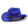 EISHRAH Fedora Hat in Blue