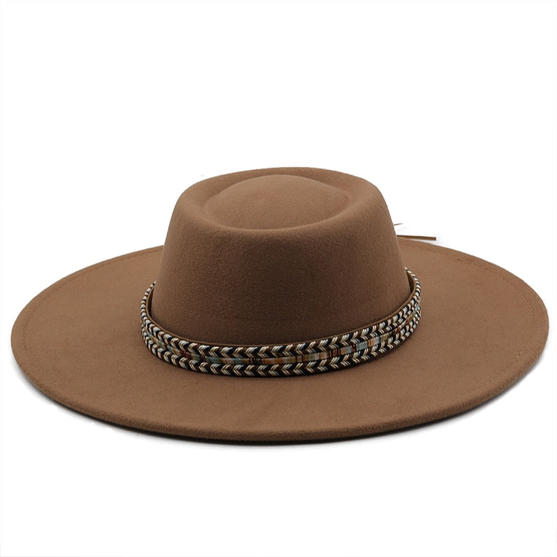 REBA Fedora Hat in Brown
