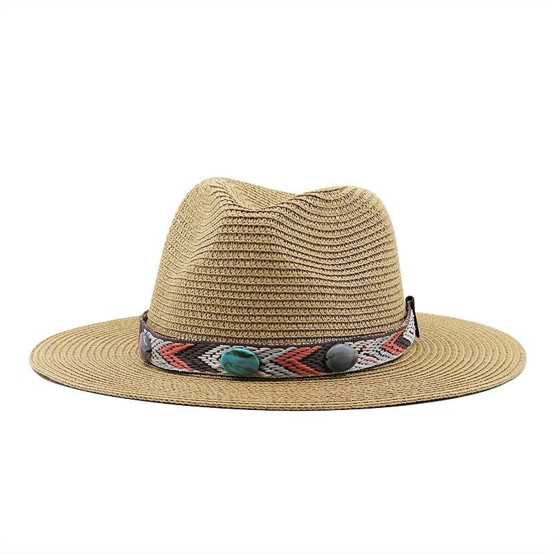 DARCIA Fedora Hat in Khaki