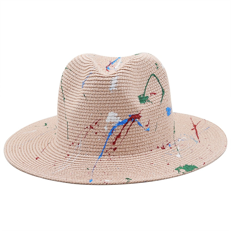 OBELIA Panama Hat in Pink