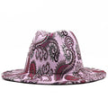 EASTYN Fedora Hat in Pink/Rose
