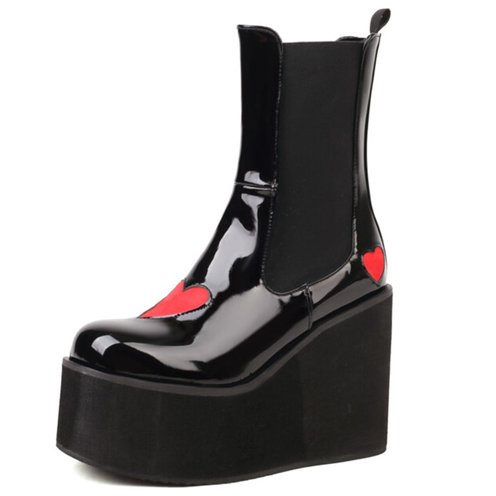 MAZI LUZI High Heel Ankle Boots in Black