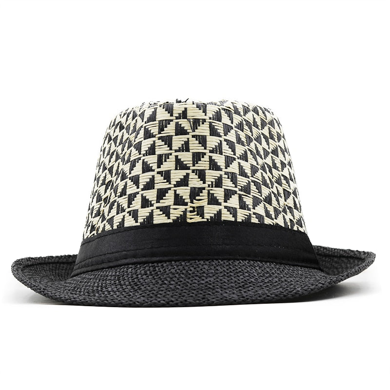HEENA Straw Trilby Hat