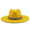 SLOANE Fedora Hat in Yellow