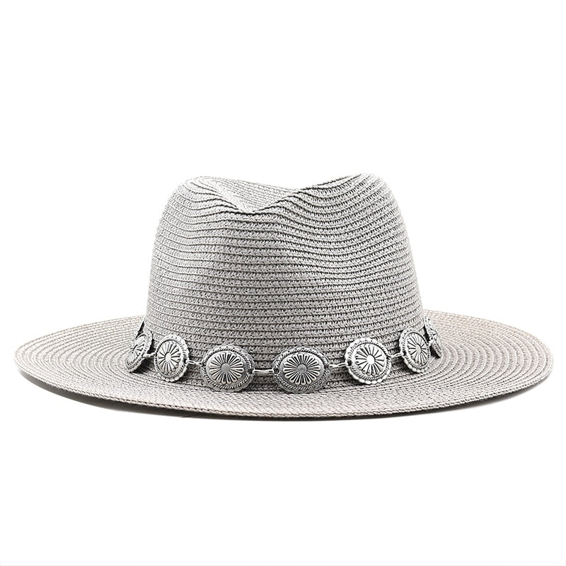 HATTIE Fedora Hat in Gray
