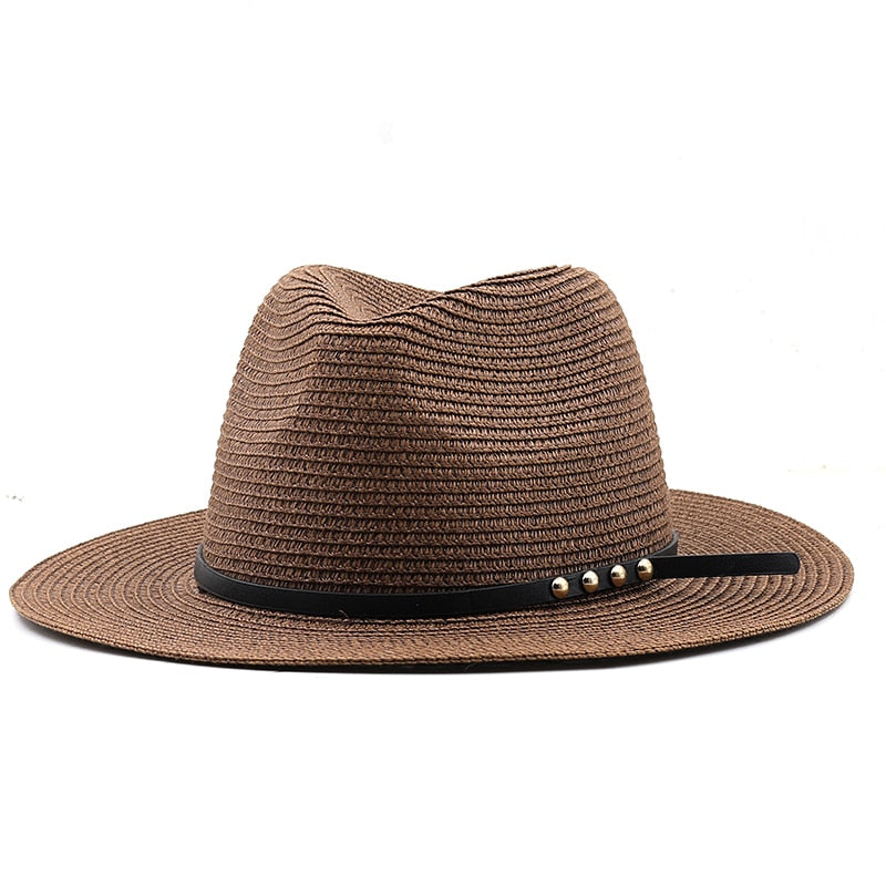 AGAMEMNON Men's Straw Panama Hat