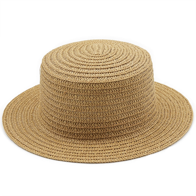 JANNAH Straw Boater Hat