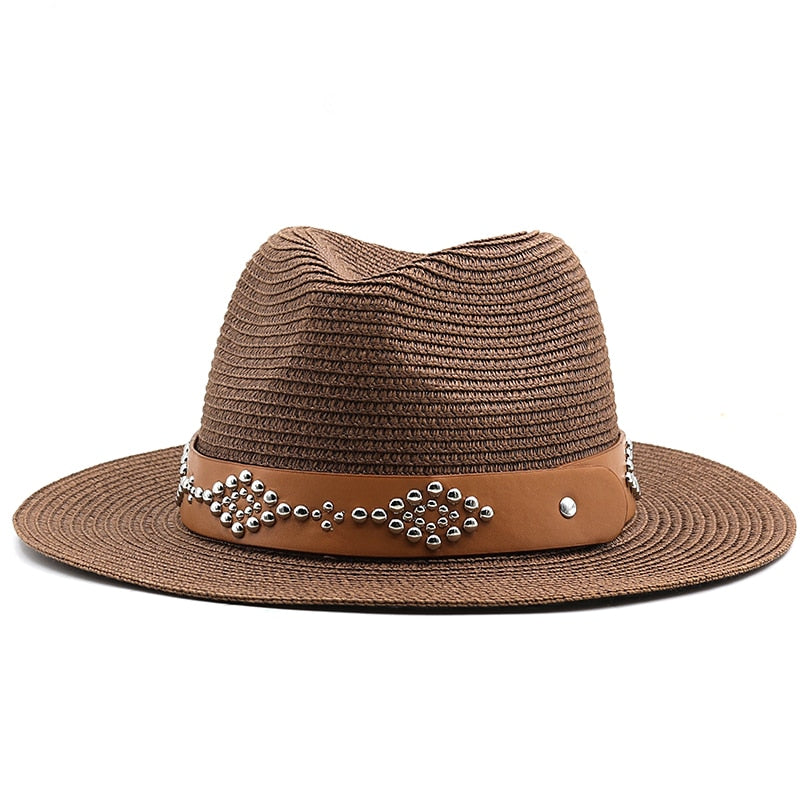 BERYL Fedora Hat in Brown