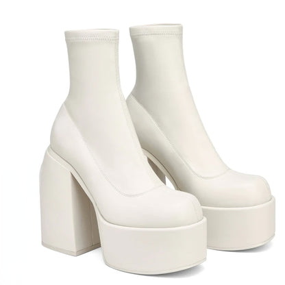 ELVA High Heel Ankle Boots
