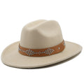 LUYI Fedora Hat in Beige