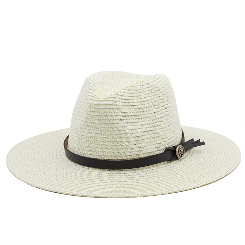 PTOLEMY Men's Straw Panama Hat