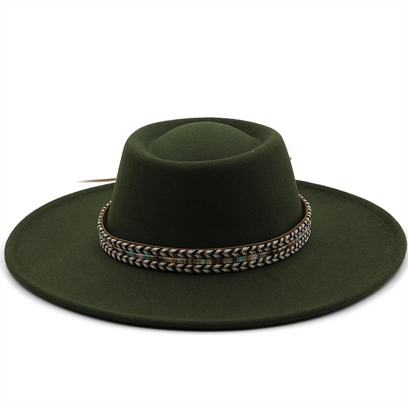 REBA Fedora Hat in Army Green