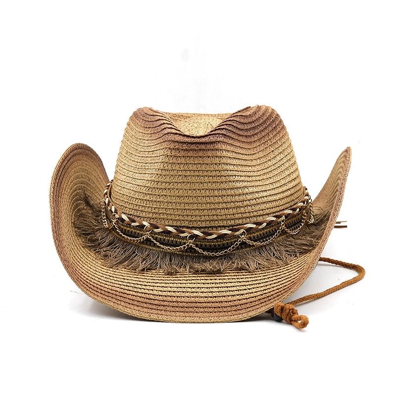 MATTHIAS Men's Straw Cowboy Hat
